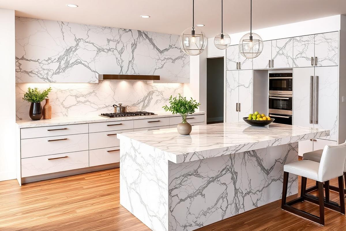 Calacatta Laza quartz