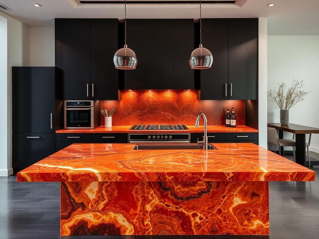 Multicolor onyx kitchen